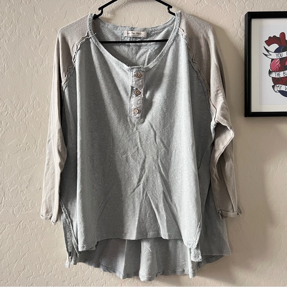 FP We The Free Mint Henley Tee